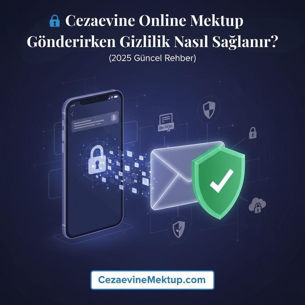 Cezaevine Online Mektup Gönderirken Gizlilik Nasıl Korunur? (2025 Güvenlik Rehberi)