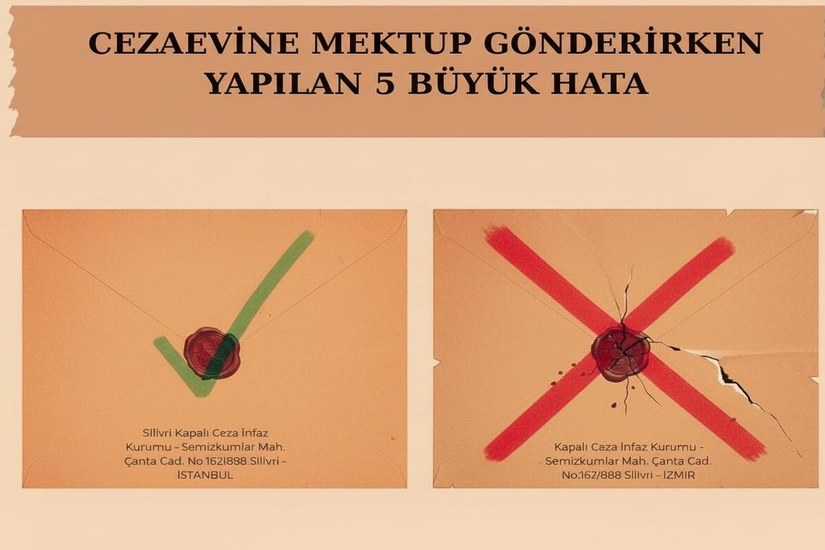 Cezaevine Mektup Gönderirken Yapılan 5 Büyük Hata (2025 Rehberi)